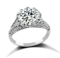 Estate Sophia D. GIA Certified 3.08ct Engagement Ring