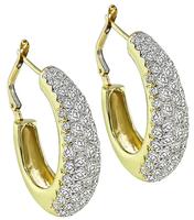 Estate Hammerman Brothers 5.50ct Diamond Earrings