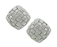 Estate Roberto Coin Weave Earrings