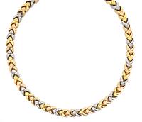 Estate Three Tone Gold Necklace