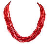 Estate Tiffany & Co Gold Coral Necklace