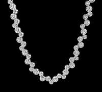 Estate Tiffany & Co 10.00ct Diamond Bubbles Necklace