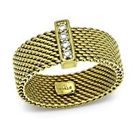 Estate Tiffany & Co Diamond Gold Ring