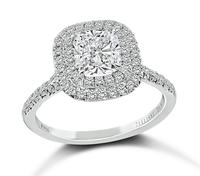 Tiffany & Co GIA Certified 1.00ct Diamond Engagement Ring