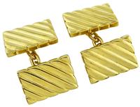 Estate Tiffany & Co Gold Cufflinks