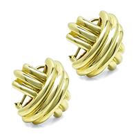 Estate Tiffany & Co Gold Earrings