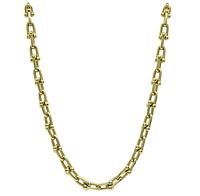 Estate Tiffany & Co 18k Gold Hardwear Necklace