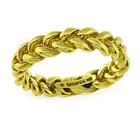 Estate Tiffany & Co Gold Band Ring
