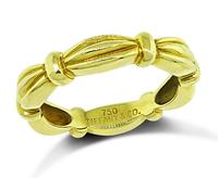 Estate Tiffany & Co Gold Wedding Band