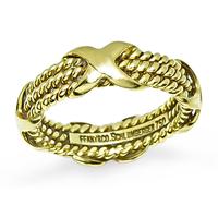 Estate Tiffany & Co Schlumberger Gold Ring