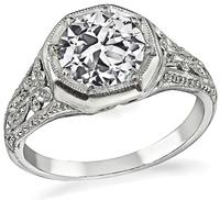 Vintage 1.19ct Diamond Engagement Ring