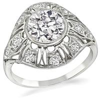 Vintage 1.52ct Diamond Engagement Ring