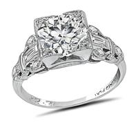 Vintage 1.53ct Diamond Engagement Ring