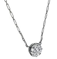 Vintage 1.97ct Diamond Pendant Necklace