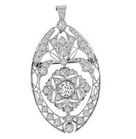 Art Deco 3.00cttw Diamond Pin / Pendant