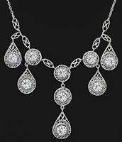 Vintage 5.09ct Diamond Necklace