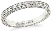 Estate Platinum Wedding Band