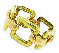 Vintage Two Tone Gold Bracelet