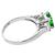 Emerald  Diamond Platinum Ring