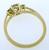 0.45ct diamond emerald gold engagement ring photo 4