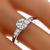 14k white gold diamond engagement ring 2