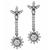 diamond 14k white gold drop earrings 1