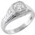 diamond 14k white gold men's ring 1