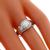 diamond 14k white gold men's ring 2