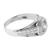 diamond 14k white gold men's ring 4