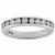 diamond 14k white gold  wedding band 3