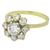 vintage 0.78ct diamond 14k gold cluster ring photo 3