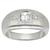 14k white gold diamond mens ring 1