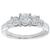  diamond  platinum engagement ring 3