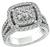 0.83ct Center Diamond 1.50ct Diamond Engagement Ring Photo 1