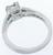 0.88ct diamond emerald engagement ring photo 3