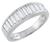 0.90ct diamond wedding band photo 1