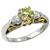  platinum 18k yellow gold engagement ring ring 1