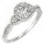 vintage 0.97ct diamond 14k gold engagement ring 3/4 view photo