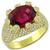 10.00ct pink tourmaline 2.50ct diamond ring photo 1