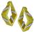 1.00ct Diamond Gold Earrings Photo 1