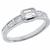 diamond 18k white gold engagement ring 1