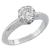 platinum solitaire diamond ring 1