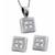 diamond 14k  white gold jewelry set 1