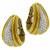 diamond 14k yellow and white gold earrings 1