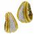diamond 14k yellow and white gold earrings 3