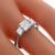 diamond 18k  white gold engagement ring 2