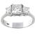 diamond 18k  white gold engagement ring 3