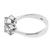 diamond 18k  white gold engagement ring 4