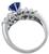 1.40ct sapphire 0.90ct diamond engagement ring photo 4