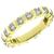  14k yellow gold diamond eternity wedding band 1